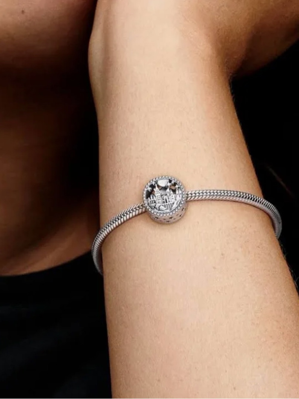 Pandora Hogwarts Crest Sterling Silver Charm - Silver